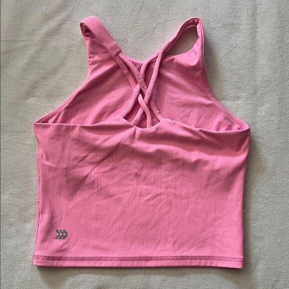 All in Motion Kids Ribbed Pink Tank Top - Picture 3 of 4